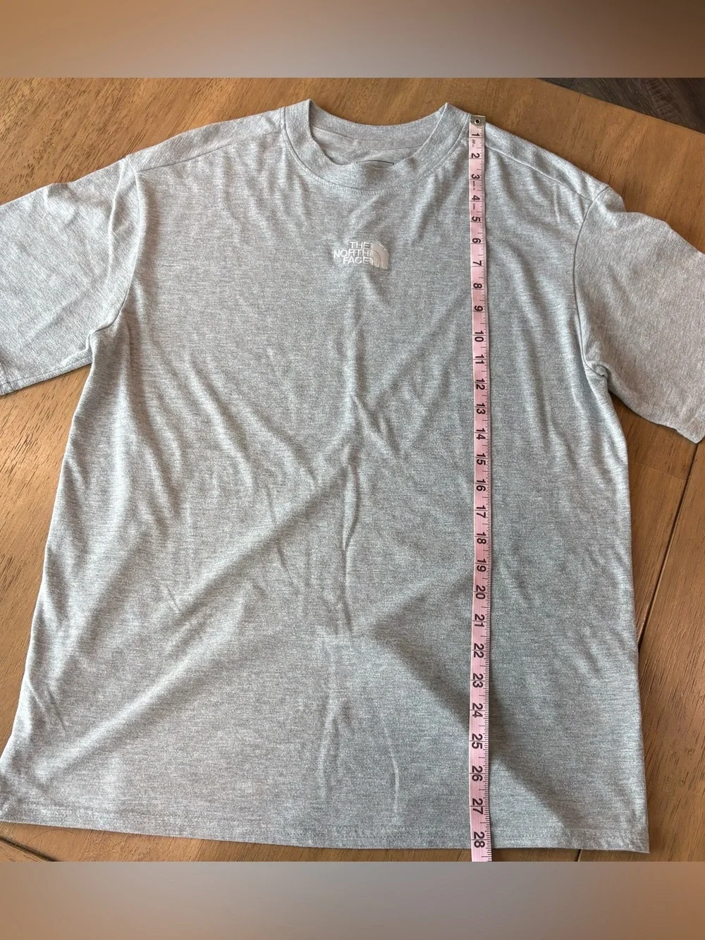 The North Face Light Heather Gray Short-Sleeve Crewneck Tee Size Small